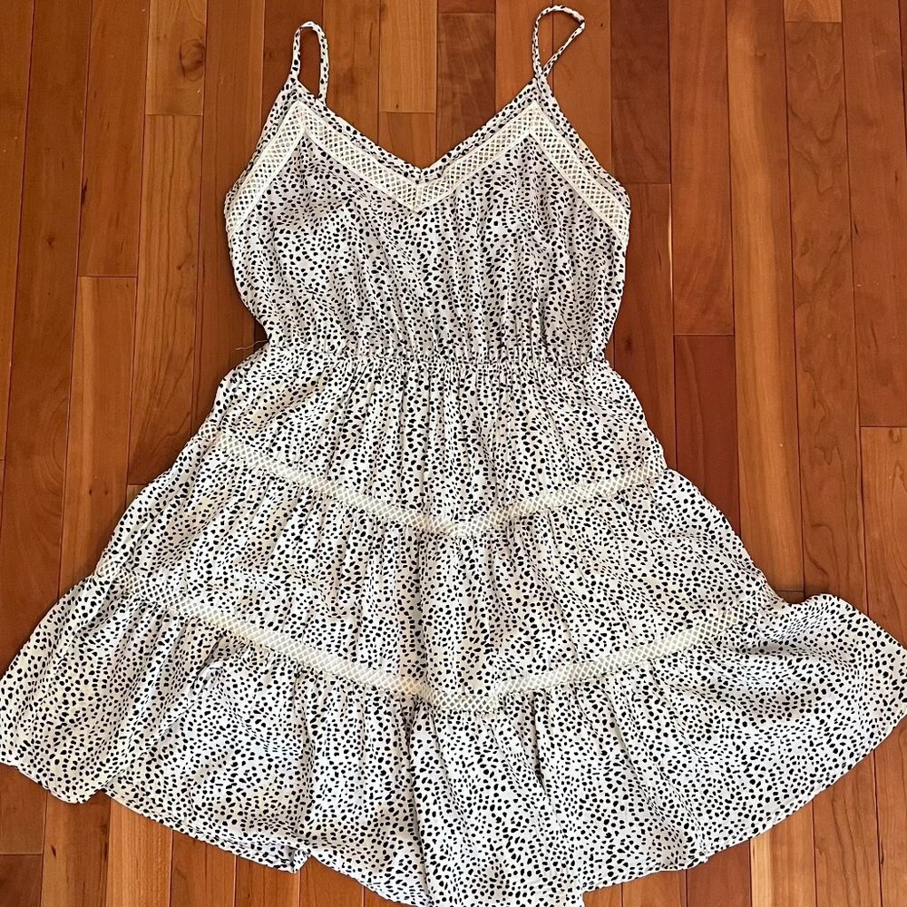 Black and White Polka Dot Summer Dress